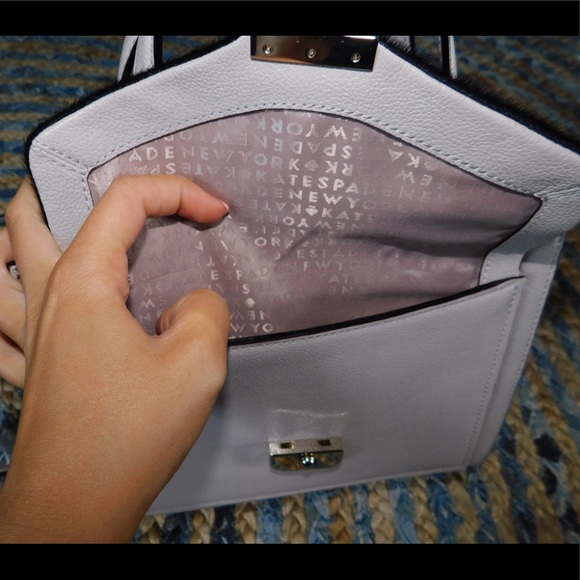 Kate Spade Black and taupe/grey tan NWOT - Picture 2 of 8